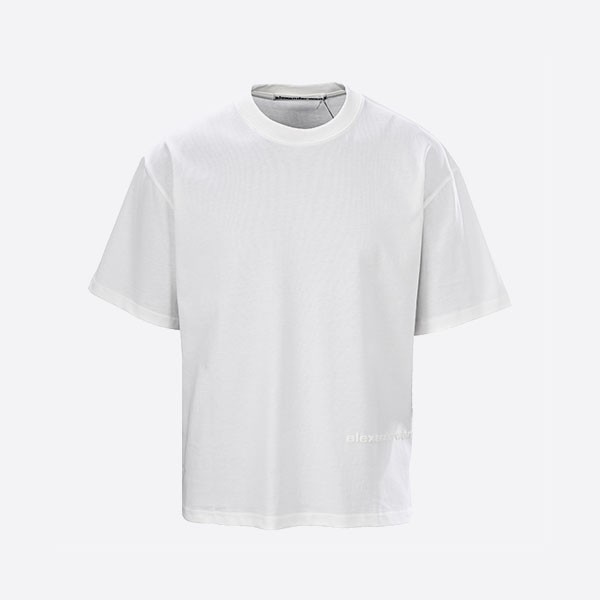 アレキサンダー ワン ロゴ ボックスTシャツ コットンジャージー ヴィンテージホワイト