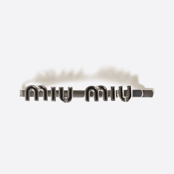 ミュウミュウ エナメルメタルヘアクリップ 5IF146_2F6T_F0632