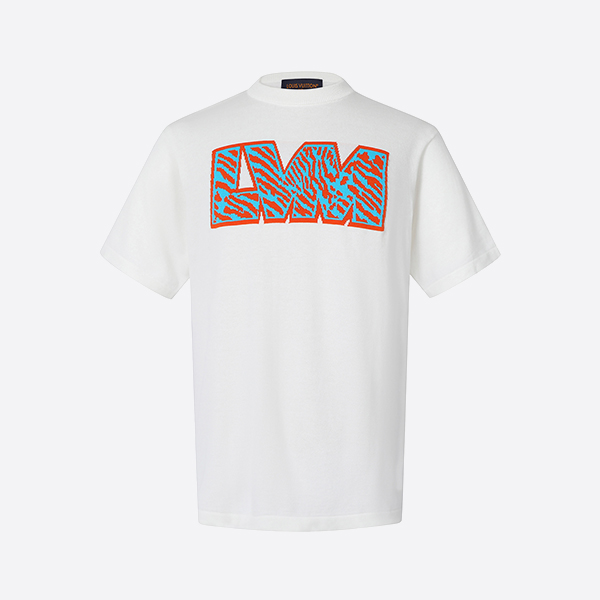 ルイ・ヴィトン LVM コットン クルーネック 半袖Tシャツ ホワイト