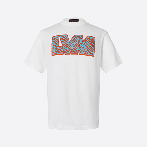 ルイ・ヴィトン LVM コットン クルーネック 半袖Tシャツ ホワイト