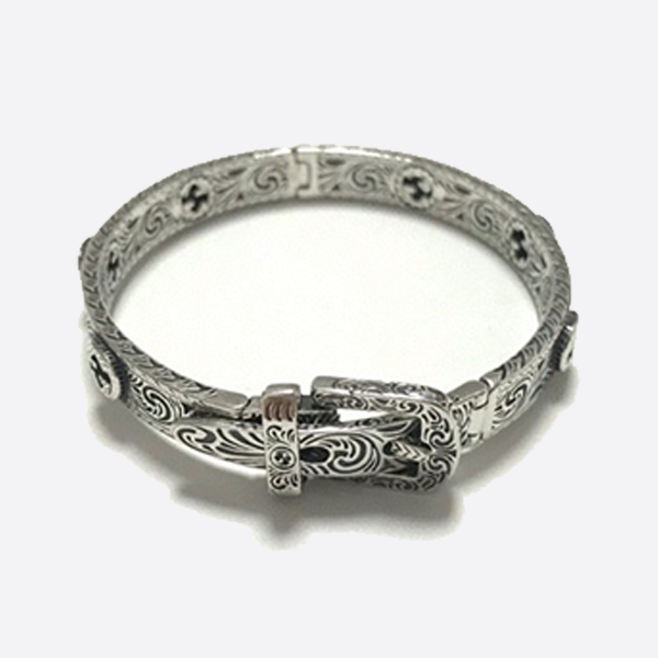 グッチ ガーデン シルバーブレスレット スターリングシルバー ‎600137 J8400 0811