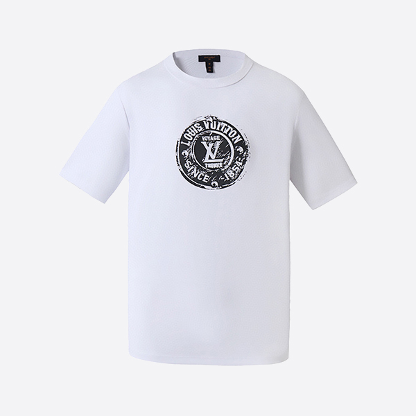 「正規品級」ルイ・ヴィトン LVスタンプ Tシャツ ホワイト