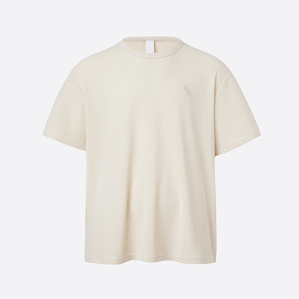 クロームハーツ CHレターワッフルサーマル半袖Tシャツ ホワイト