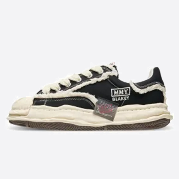 メゾン ミハラヤスヒロ × ベッセル ローカットスニーカー ブラック C13FW713