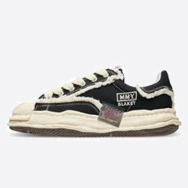 メゾン ミハラヤスヒロ × ベッセル ローカットスニーカー ブラック C13FW713