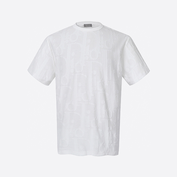 ディオール オブリーク Tシャツ リラックスフィット ホワイト