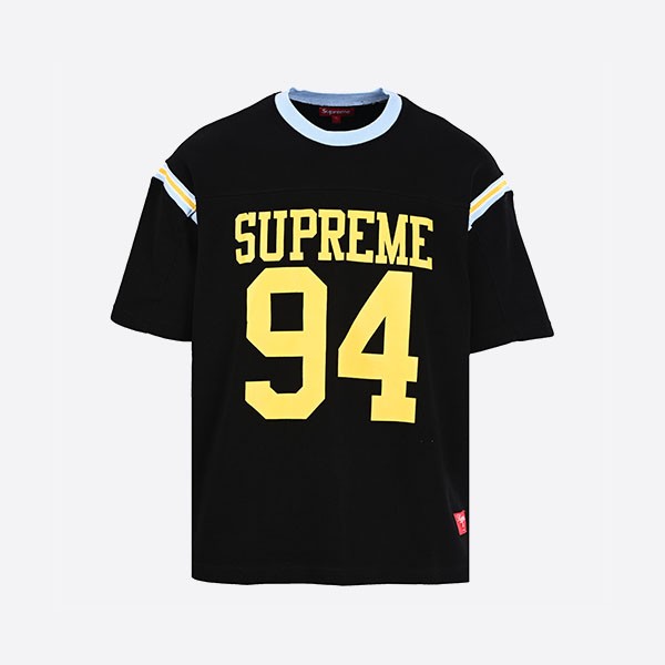 シュプリーム スプリット S/S フットボールトップ ブラック