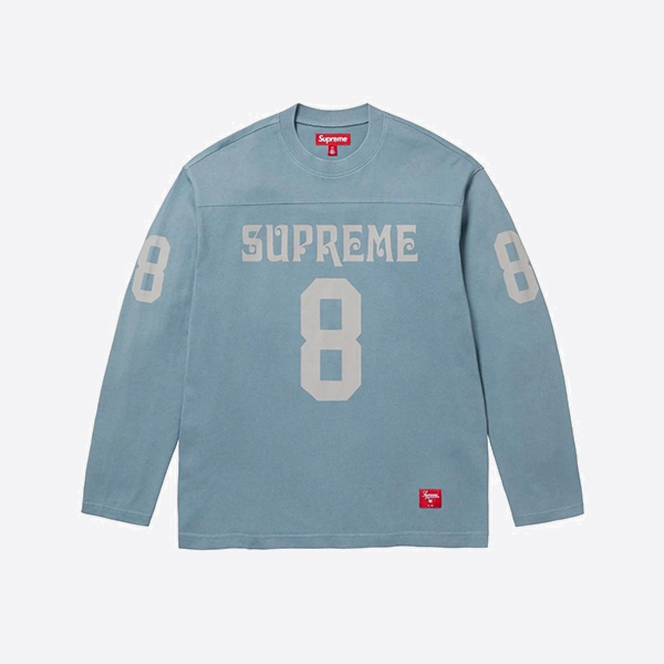 シュプリーム アフィリエイテッド L/S フットボールトップ スレート