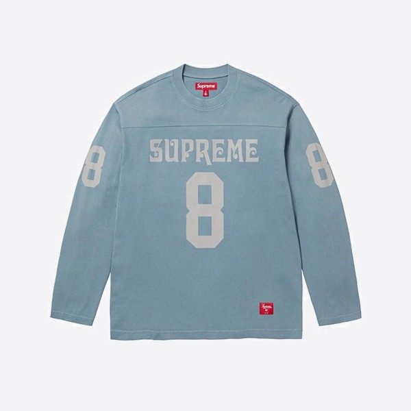 シュプリーム アフィリエイテッド L/S フットボールトップ スレート