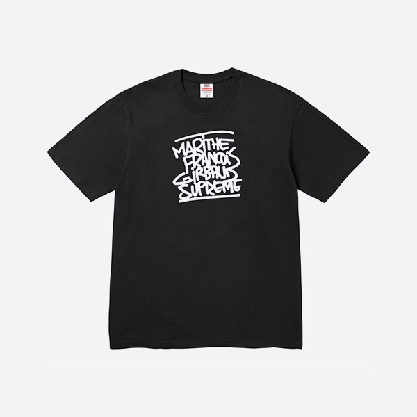 シュプリーム・マリテ + フランソワ・ジルボー Tシャツ ブラック