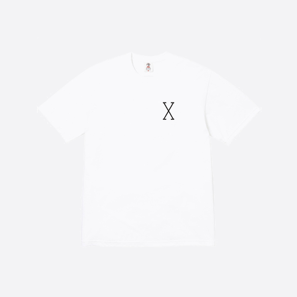 シュプリーム x 40エーカーズ マルコムX Tシャツ ホワイト