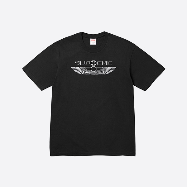 シュプリーム ウィングス Tシャツ ブラック