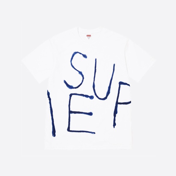 シュプリーム ペイントTシャツ ホワイト