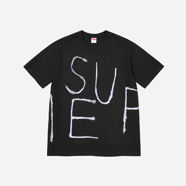 シュプリーム ペイントTシャツ ブラック