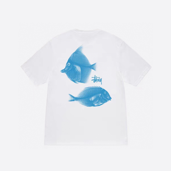 ステューシー X-Ray フィッシンTシャツ（ホワイト）