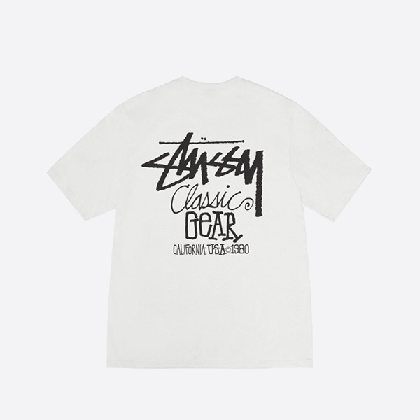 ステューシー クラシックギア ピグメントダイTシャツ ナチュラル