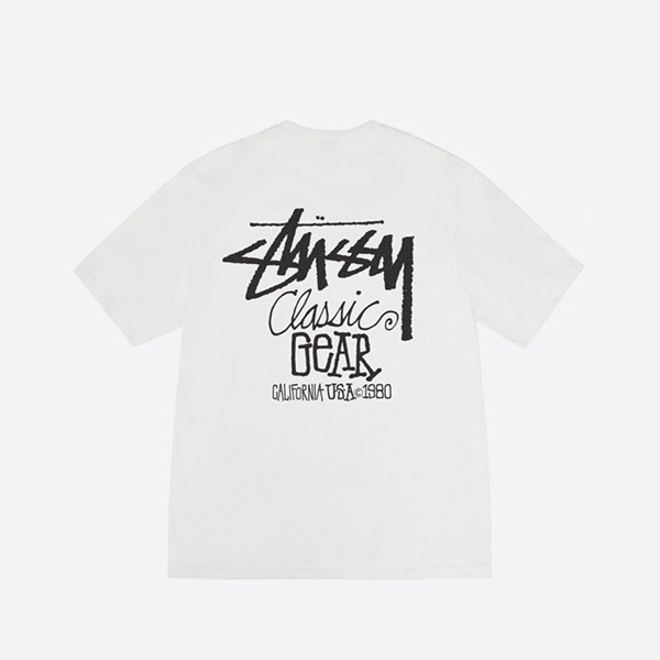 ステューシー クラシックギア ピグメントダイTシャツ ナチュラル
