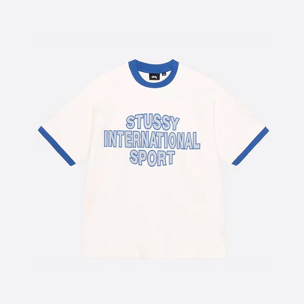 ステューシー スポーツ リンガーTシャツ（オフホワイト）