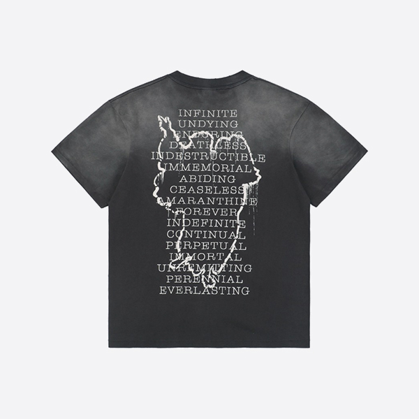 SAINTMXXXXXX SS Tシャツ/ホープスプリング/ブラック