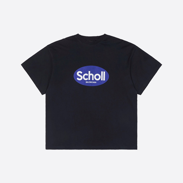 バレンシアガ ショール オーバーサイズTシャツ（ブラックフェード）