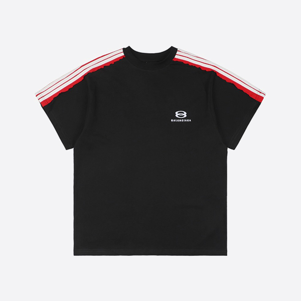 バレンシアガ ユニティ スポーツ アイコン オーバーサイズ Tシャツ（ブラック）
