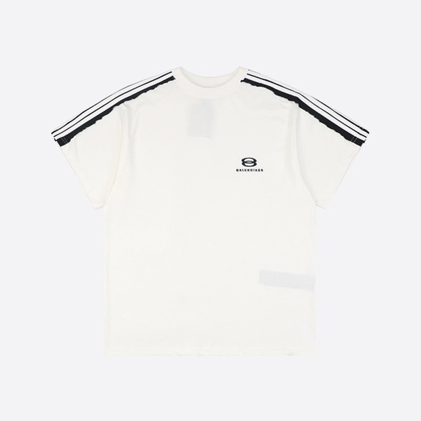 バレンシアガ ユニティ スポーツ アイコン オーバーサイズ Tシャツ（ホワイト）