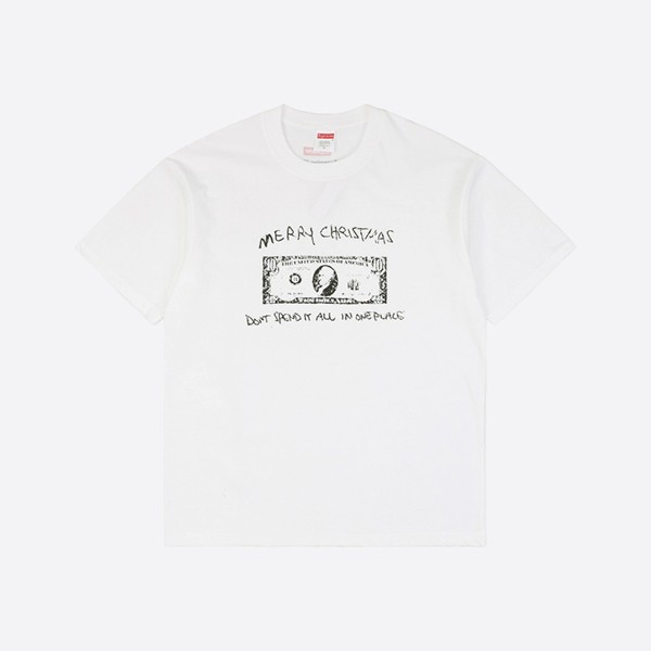 シュプリーム スペンドイットTシャツ ホワイト