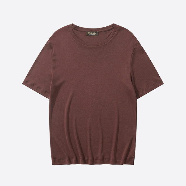 ロロ ピアーナ マッツォルボ Tシャツ コットン、シルク ヴェニス ブリコラ