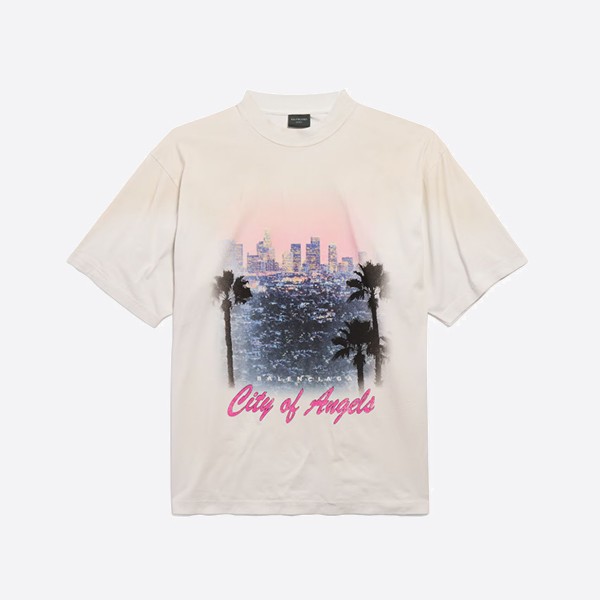 バレンシアガ シティ オブ エンジェル Tシャツ（ダーティホワイト）