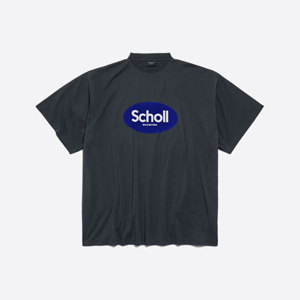 バレンシアガ ショール オーバーサイズTシャツ（フェードブラック）