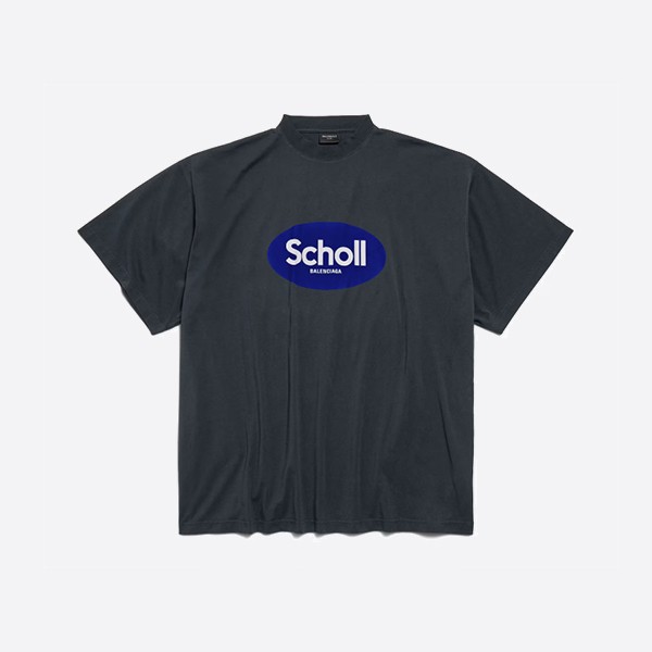 バレンシアガ ショール オーバーサイズTシャツ（フェードブラック）