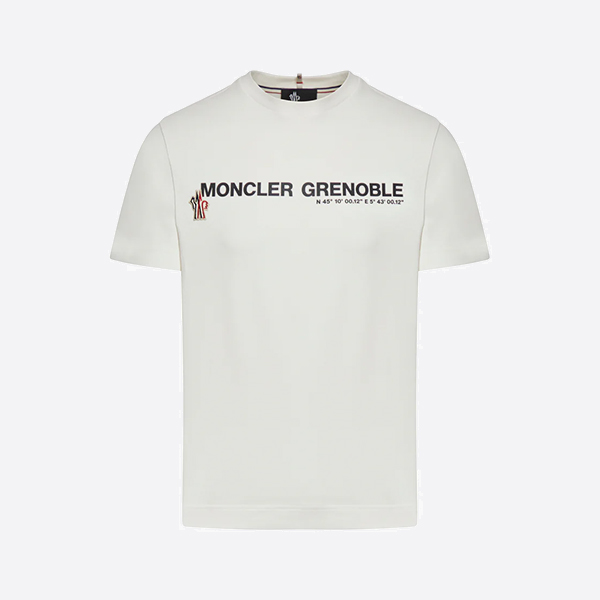 モンクレール グルノーブル ルースター Tシャツ ホワイト