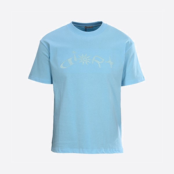 ディオール アンド ルイス ハミルトン Tシャツ リラックスフィット ブルー