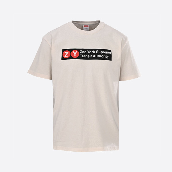 シュプリーム ズー ヨーク トランジット Tシャツ ホワイト