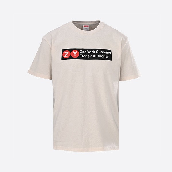 シュプリーム ズー ヨーク トランジット Tシャツ ホワイト