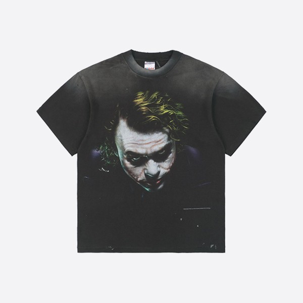 SAINT Mxxxxxx バットマン_SS Tシャツ ジョーカー ブラック