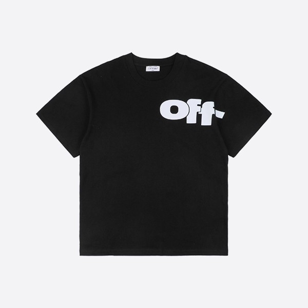 オフホワイト シェアードロゴ Tシャツ ブラック