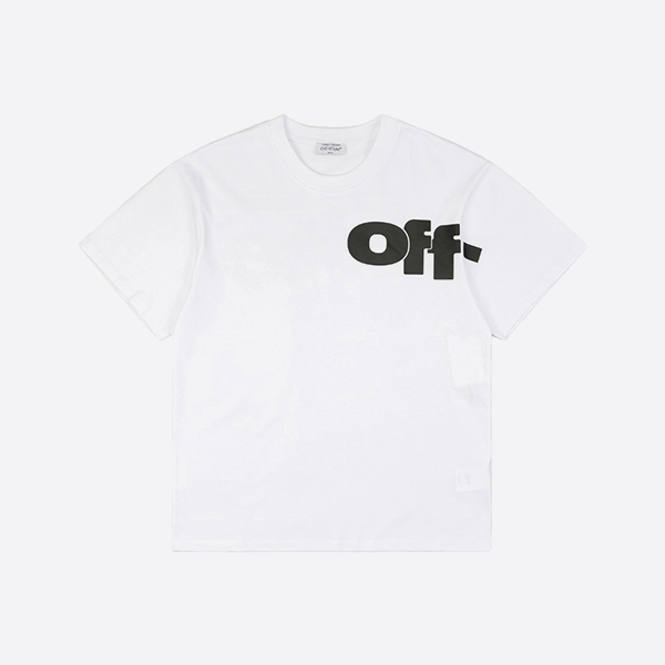 オフホワイト シェアードロゴ Tシャツ ホワイト