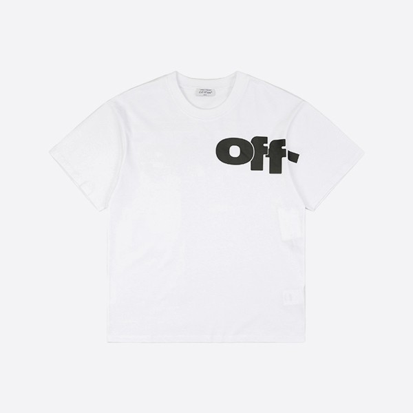 オフホワイト シェアードロゴ Tシャツ ホワイト