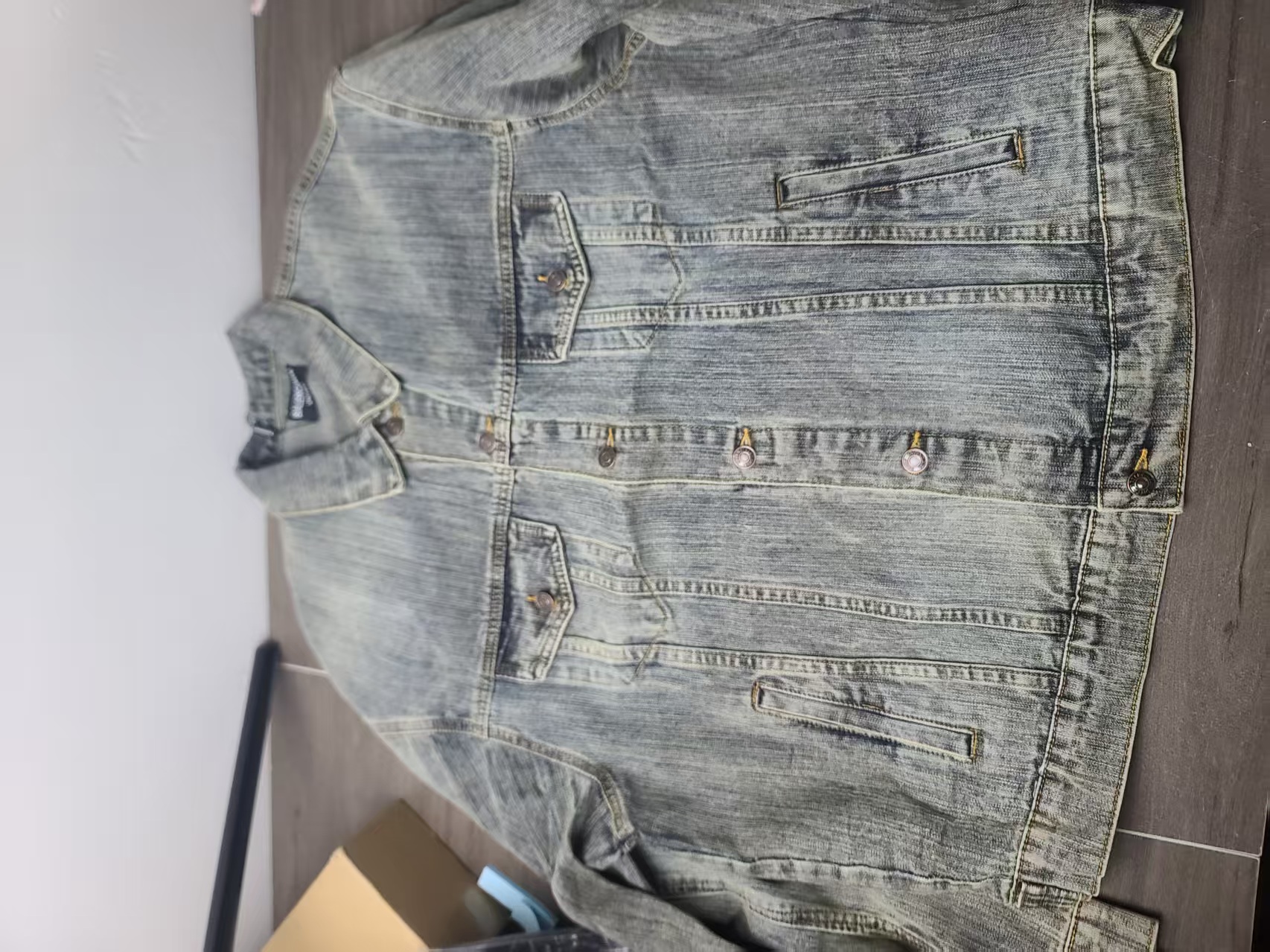 Balenciaga Y2k Oversized Jacket in Light Blue