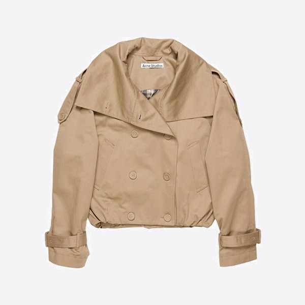 アクネ ストゥディオズ ツイル ジャケット マットベージュ