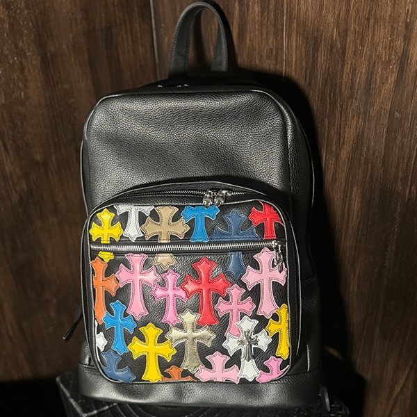 クロームハーツ CH 7th Grade カラーブロック スクールバッグ
