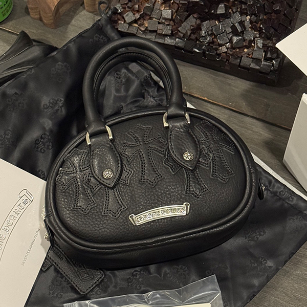 クロームハーツ スモール ブラック ボウリングバッグ