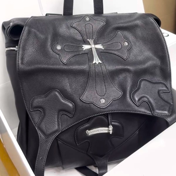 クロームハーツ クロスレザーバックパック