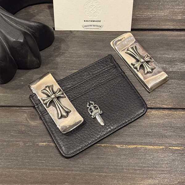 クロームハーツ ウォータードロップクロスウォレット+ソードカードホルダー