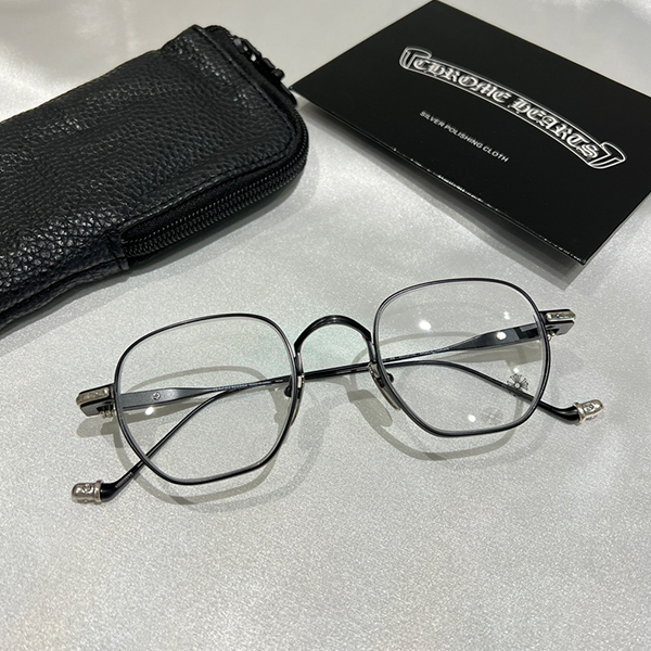 クロームハーツ Vagilictorian メガネ ブラック シルバー