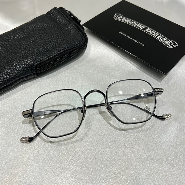 クロームハーツ Vagilictorian メガネ ブラック シルバー