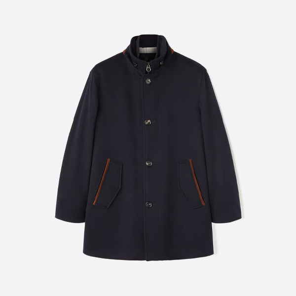 ロロピアーナ フェイクツーピース ダブルレイヤーカラージャケット