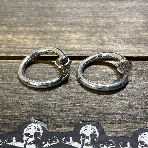 クロームハーツ 平頭/花頭ネイルリング