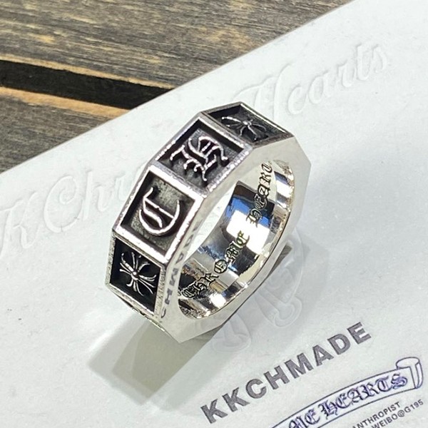 クロームハーツ 6mm CH サンスクリットクロスリング